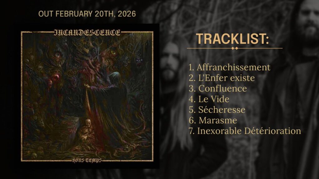 INCANDESCENCE anuncia novo álbum Hors Temps