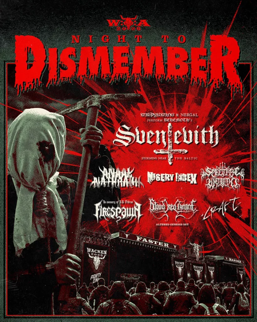 Night To Dismember no Wacken Open Air 2026