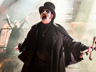 King Diamond se apresenta na MHP Arena, em Ludwigsburg, em junho de 2025