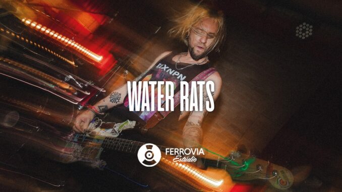 Water Rats durante sessão ao vivo no Ferrovia Estúdio