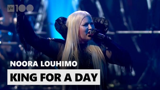 Noora Louhimo canta “King for a Day” com a Orquestra Sinfônica da Rádio Finlandesa